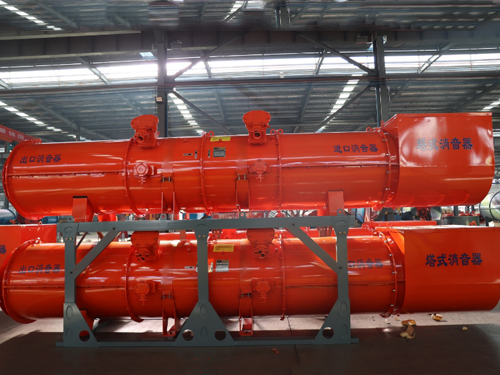 8.0/2*75KW低噪音局部通风机双风机发往内蒙古